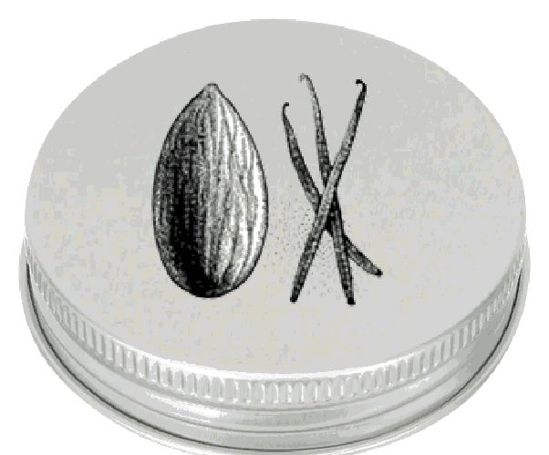 Almond Vainilla cap ingredient illustration