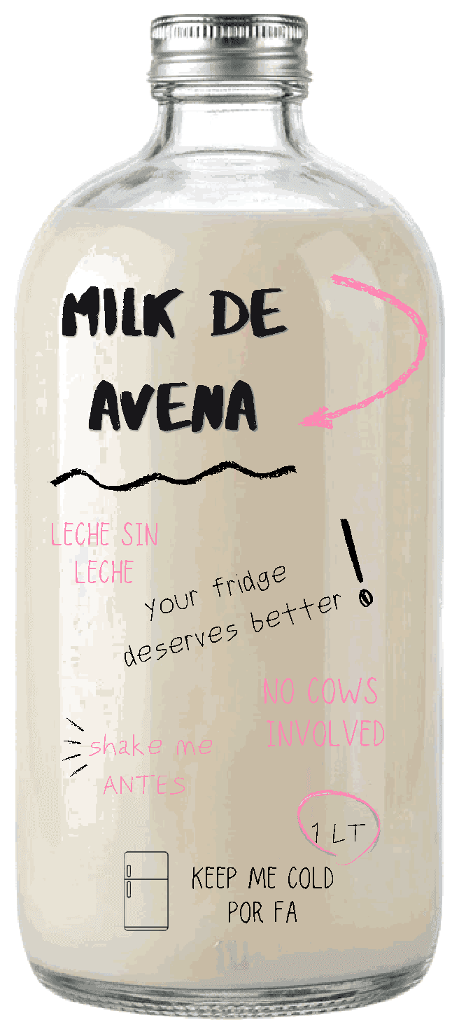 Milk de Avena front bottle