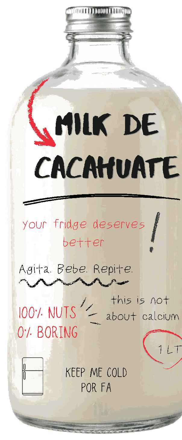 Milk de Cacahuate front bottle