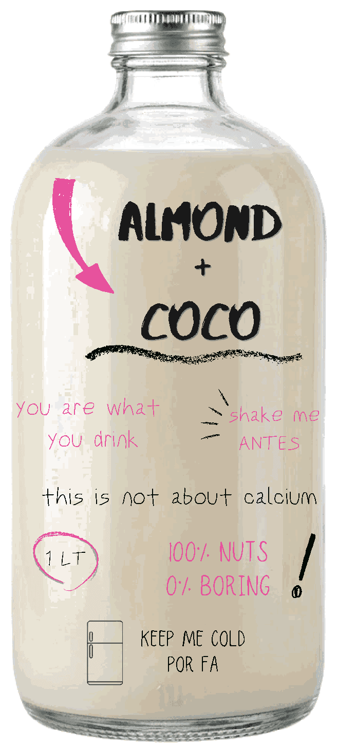 Almond + Coco front bottle