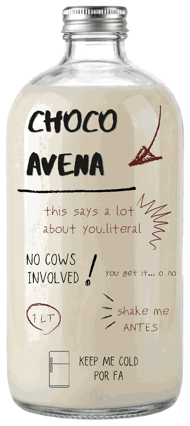 Choco Avena front bottle