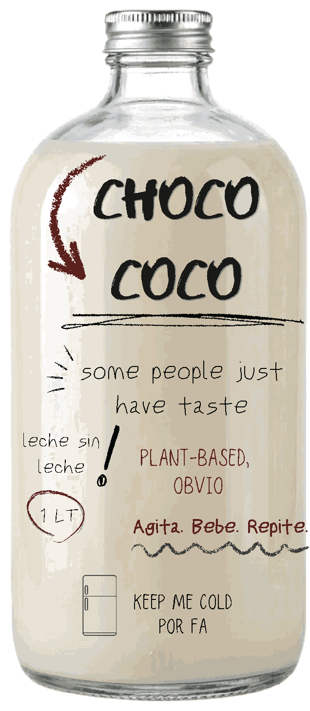 Choco Coco front bottle