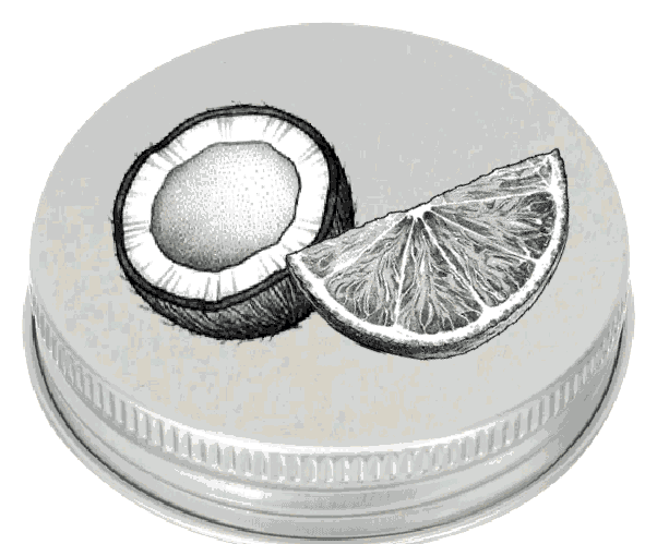 Coco Lemon Milk cap ingredient illustration