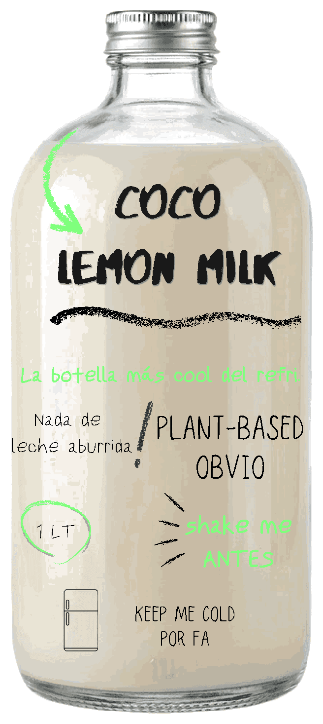 Coco Lemon Milk front bottle